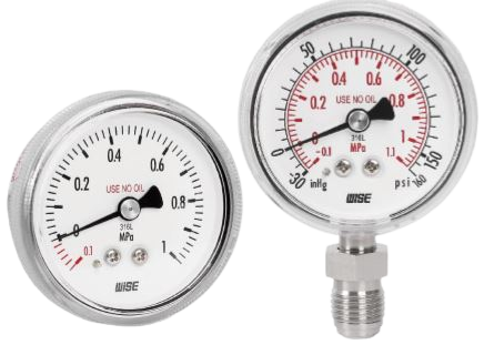 Ultra-high purity pressure gauge (EP grade) - Semicontech Gases Pvt. Ltd.